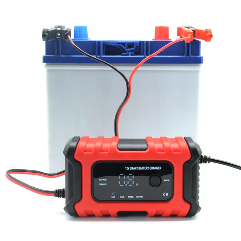 Free shipping! 12V 6A Automatic Smart Car& Motocycle Battery Charger,For Gel AGM Wet , Lead Acid Most Batter