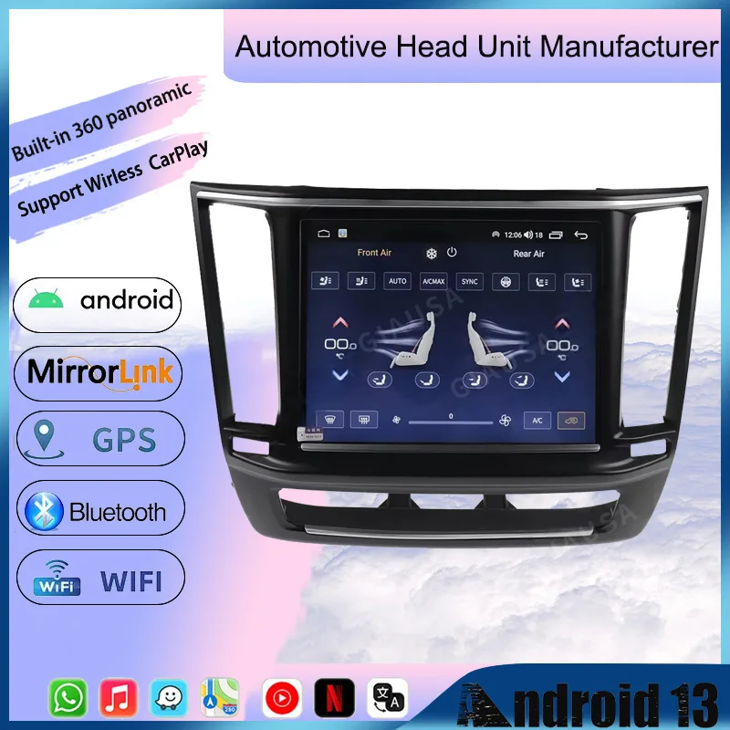 

8 + 128 ГБ 8,4-дюймовый экран для Maserati Levante Android 13.0 автомобильный GPS Navi авто мультимедийный радиоплеер головное устройство carplay стерео DSP