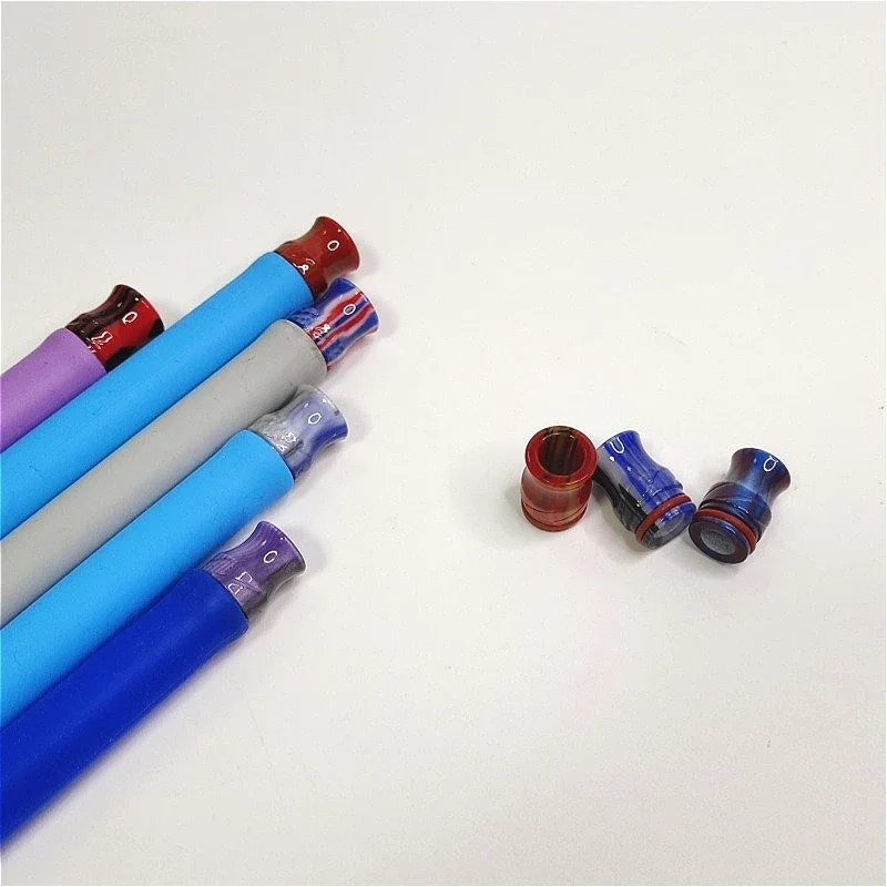 1 قطعة 810 الراتنج المنقط تلميح زهرية الأشكال القش المشتركة #4