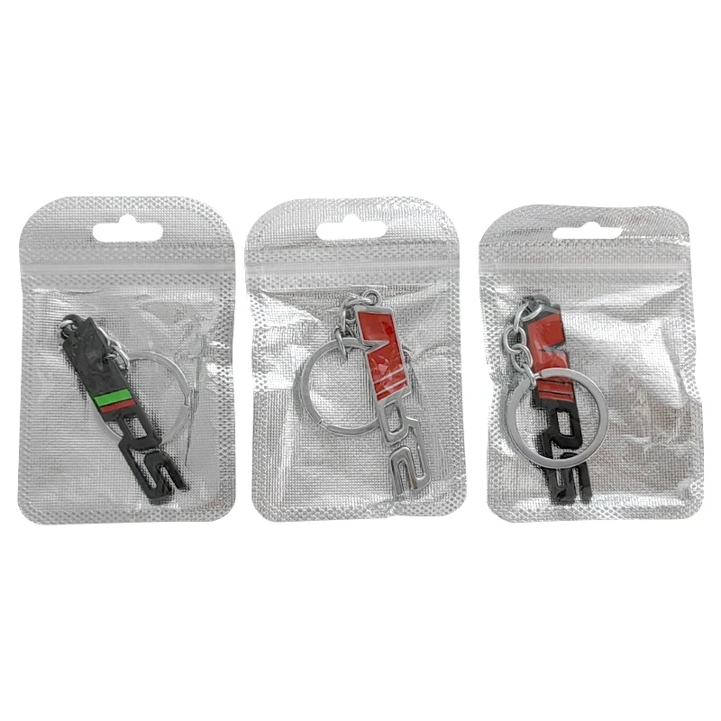 Women Men Metal RS Keyring VRS Car Keychain VRS Keychain Accessories
