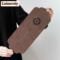 Waterproof Dry Bubble Mat Tea Mat Hollow Anti-scald Tea Table Mats Teaware Coaster Saucer Teapot Mat Kung Fu Tea Set Accessories