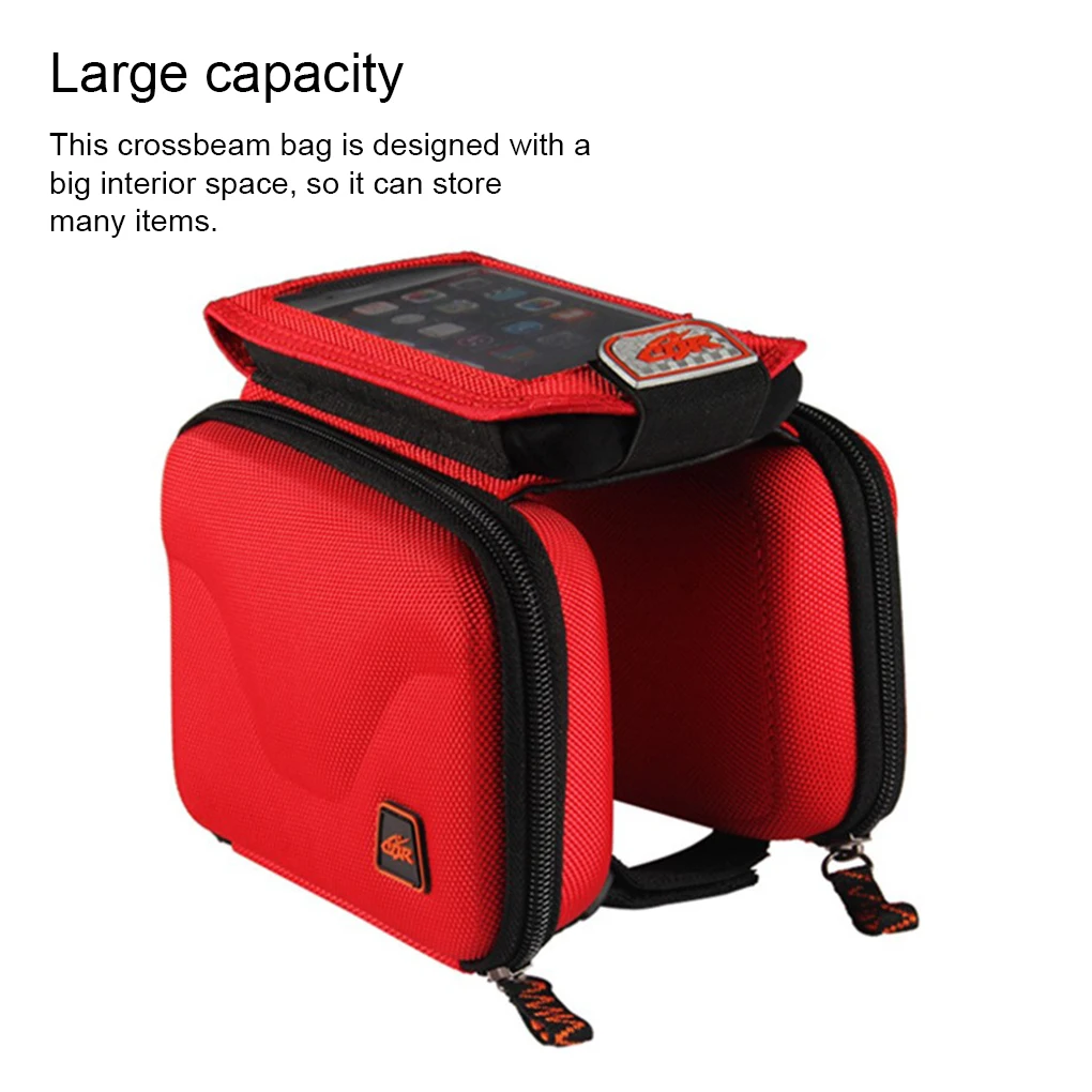 

Универсальная велосипедная сумка для мобильного телефона, противоударные нейлоновые сумки с перекладиной, водонепроницаемый органайзер, аксессуары для велоспорта