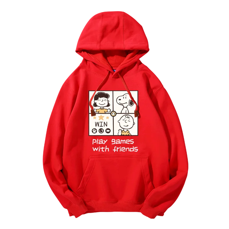 Snoopy HoodieFor Women SNOOPY Sweater European and American Trendy  Sports Jacket Couple\'s Girlfriend Hoodie Men\'s Pullover