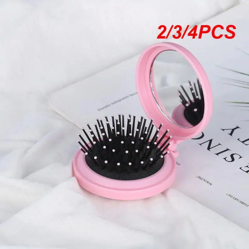 2/3/4PCS Portable Styling On The Go Compact And Portable Functional Popular Pocket-sized Trendy Small Size Comb For Travel