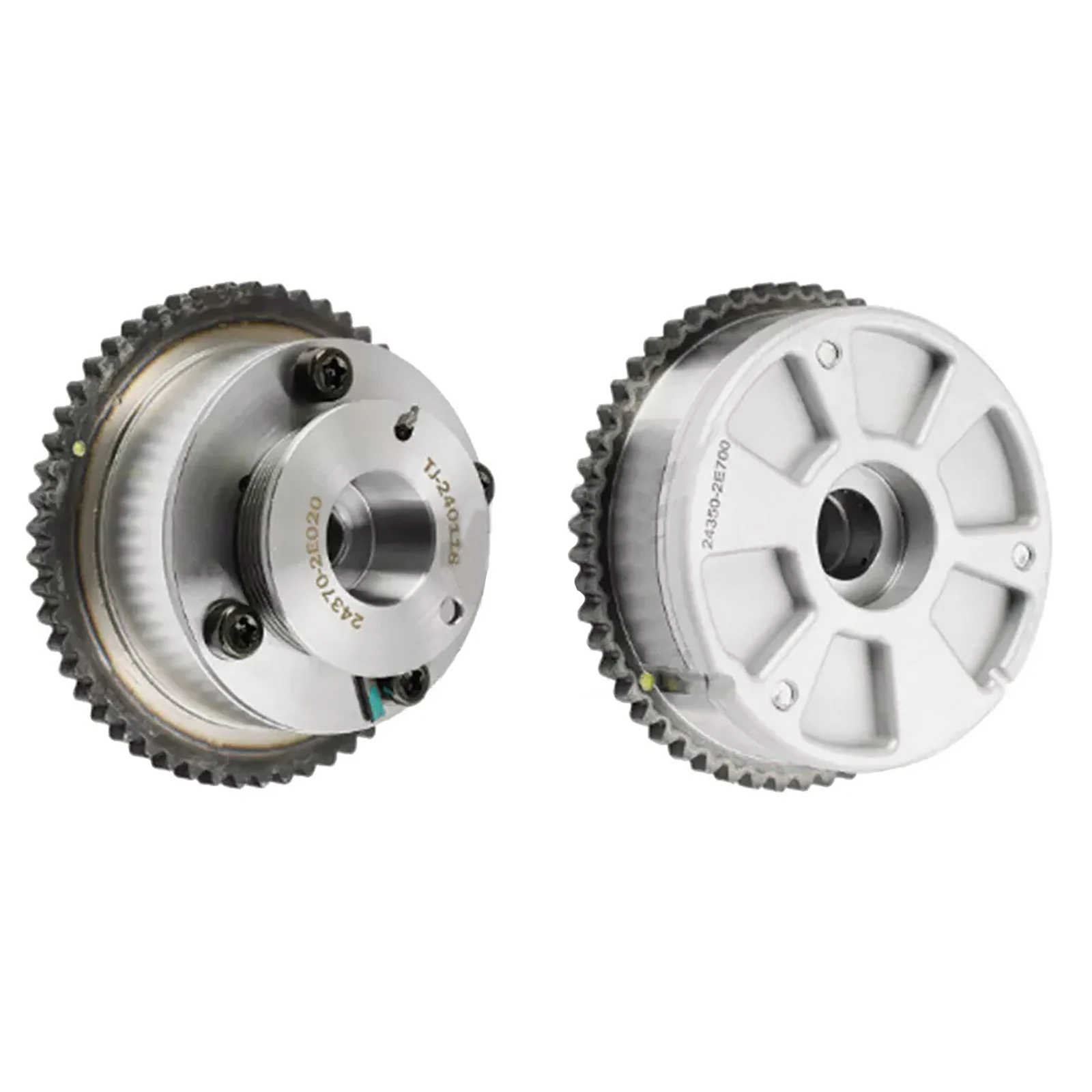 1 Set di scarico e aspirazione del motore del veicolo CVVT ingranaggio dell'albero a camme per Hyundai Elantra Kona per Kia Forte Soul accessori per auto 24350-2E700