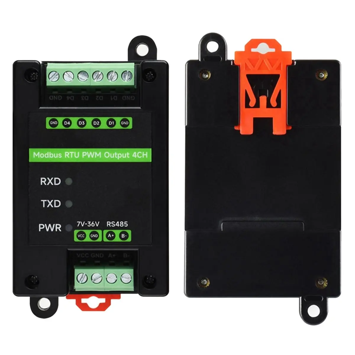 

2026 New Industrial 4-Channel PWM RS485 Module,DIN Rail Mount Pulse Output Controller for Industrial Automation & Control