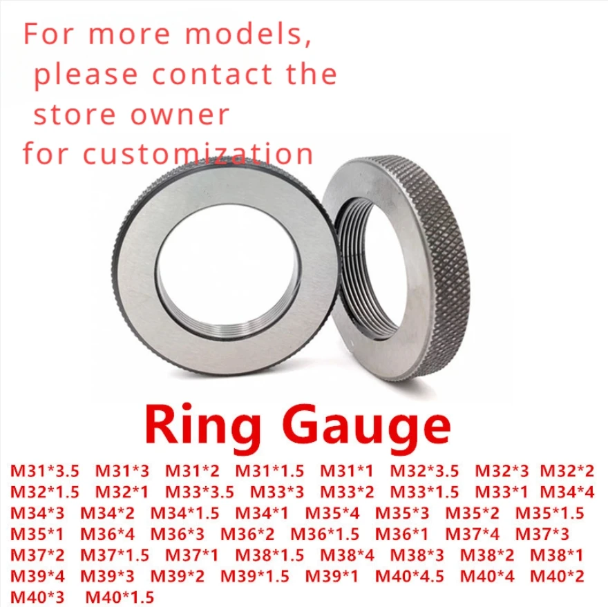 M39  M40 Metric Thread Ring   Go And No-Go Support Customized