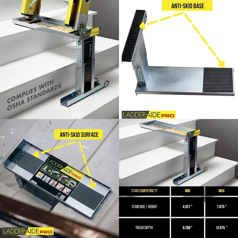 Guide di sicurezza e supporti per estensione scala - Stabilizzatore anticaduta