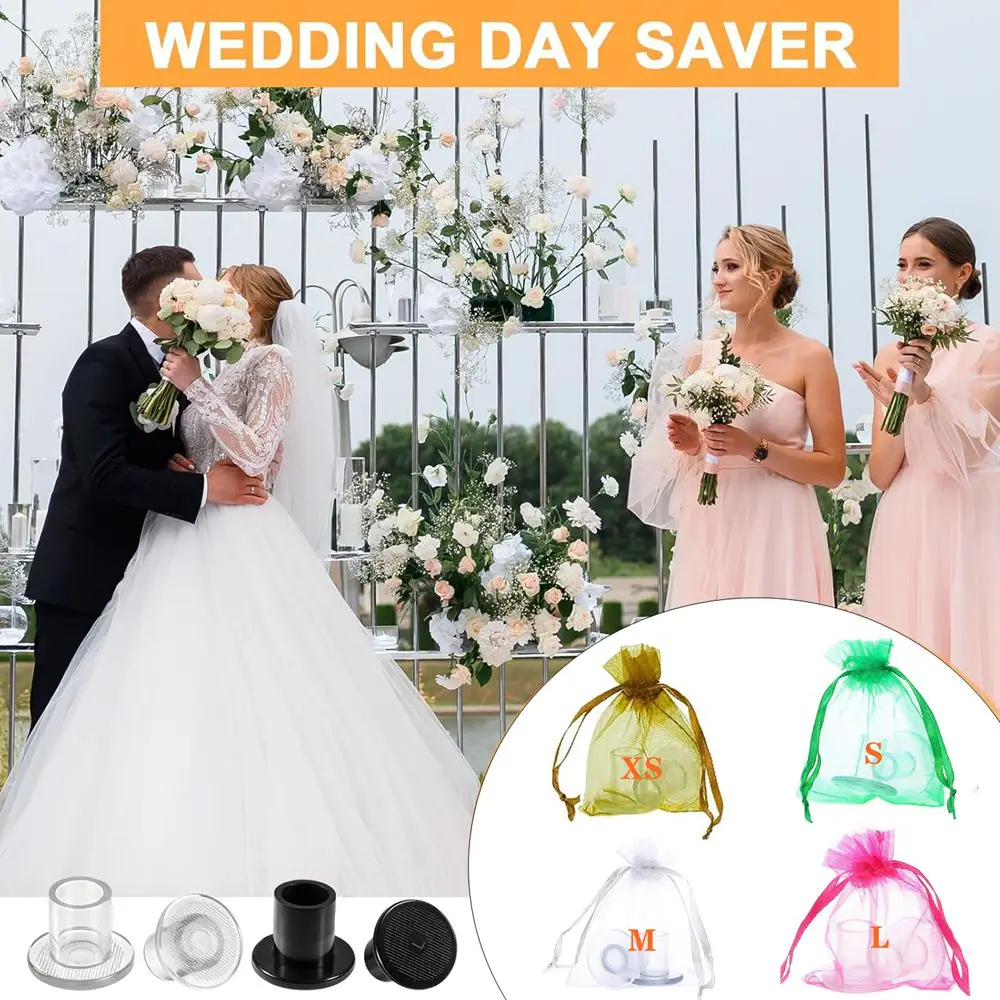 

16 Pairs Heels Guard High Heel Protector Heel Stoppers Stop Sinking at Grass for Outdoor Wedding Party Heel Repair Covers Caps