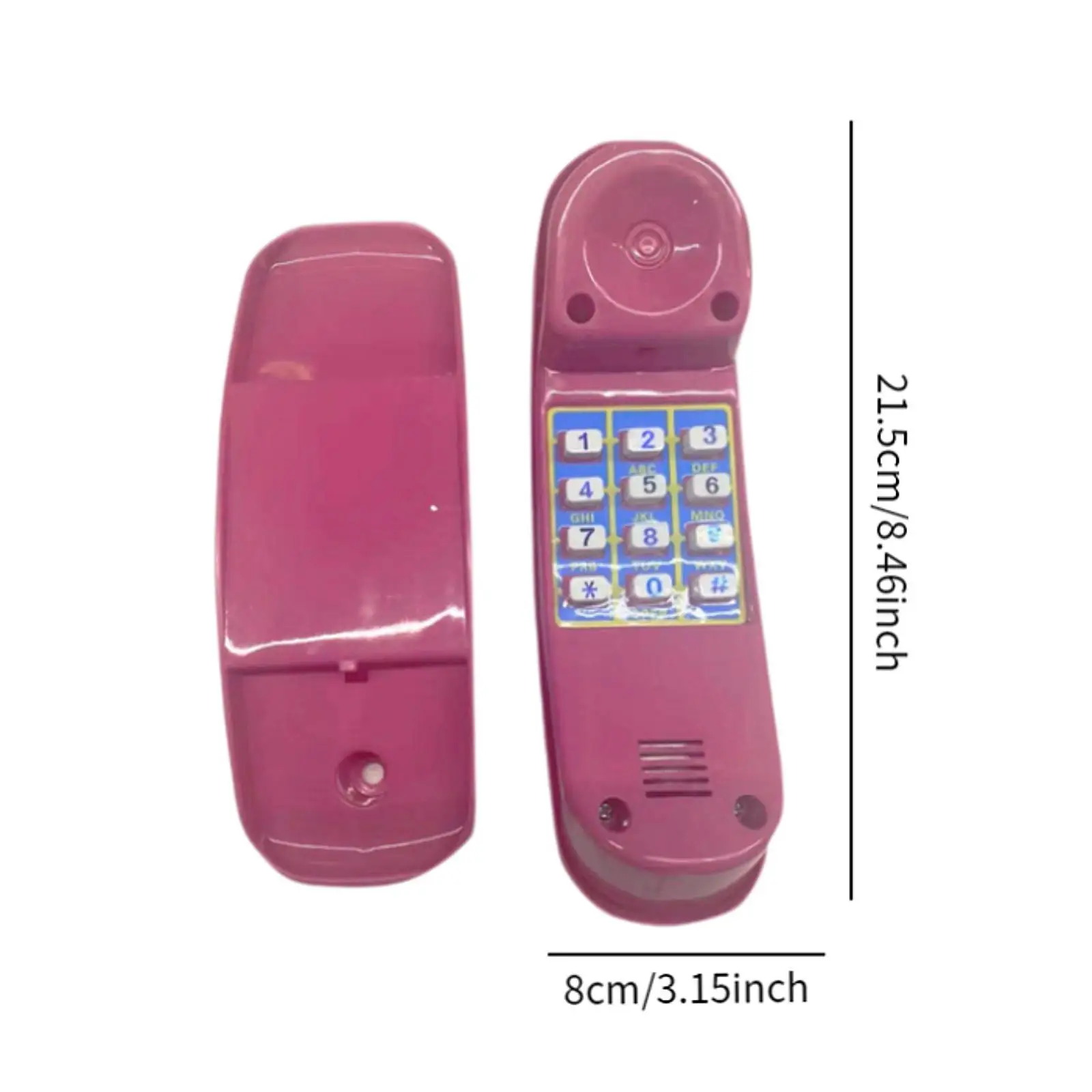 Childrens Telephone Kids Playground Phone Pretend Play Outdoor Swing Set Pretend Phone Playhouse Phone for