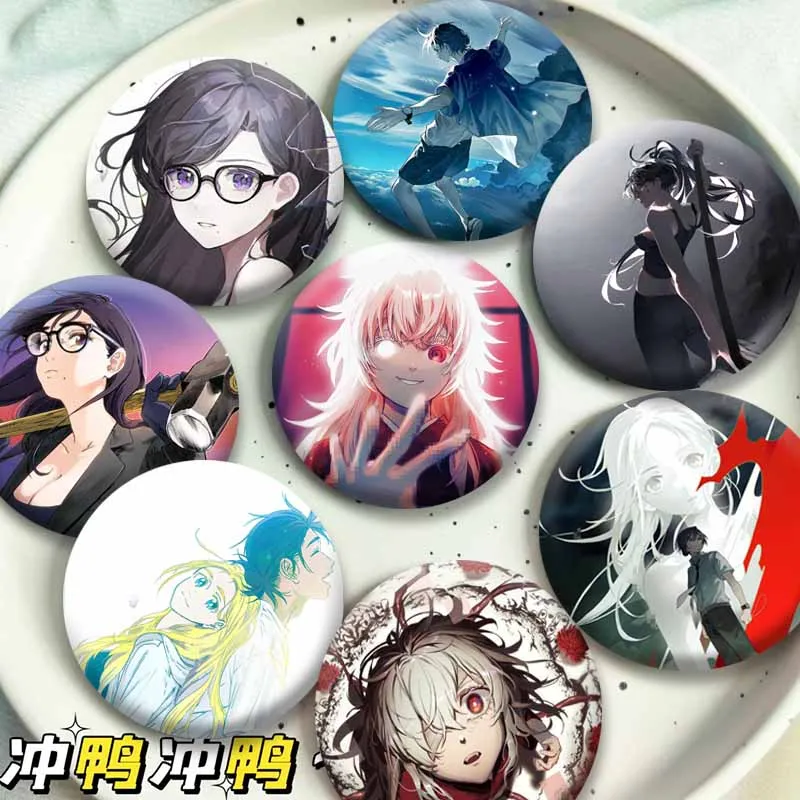 Love Anime Summer Time Rendering Button Pins Cartoon Role Playing Brooch Shinpei Ushio Badge on Backpack Decor Accessories Gifts