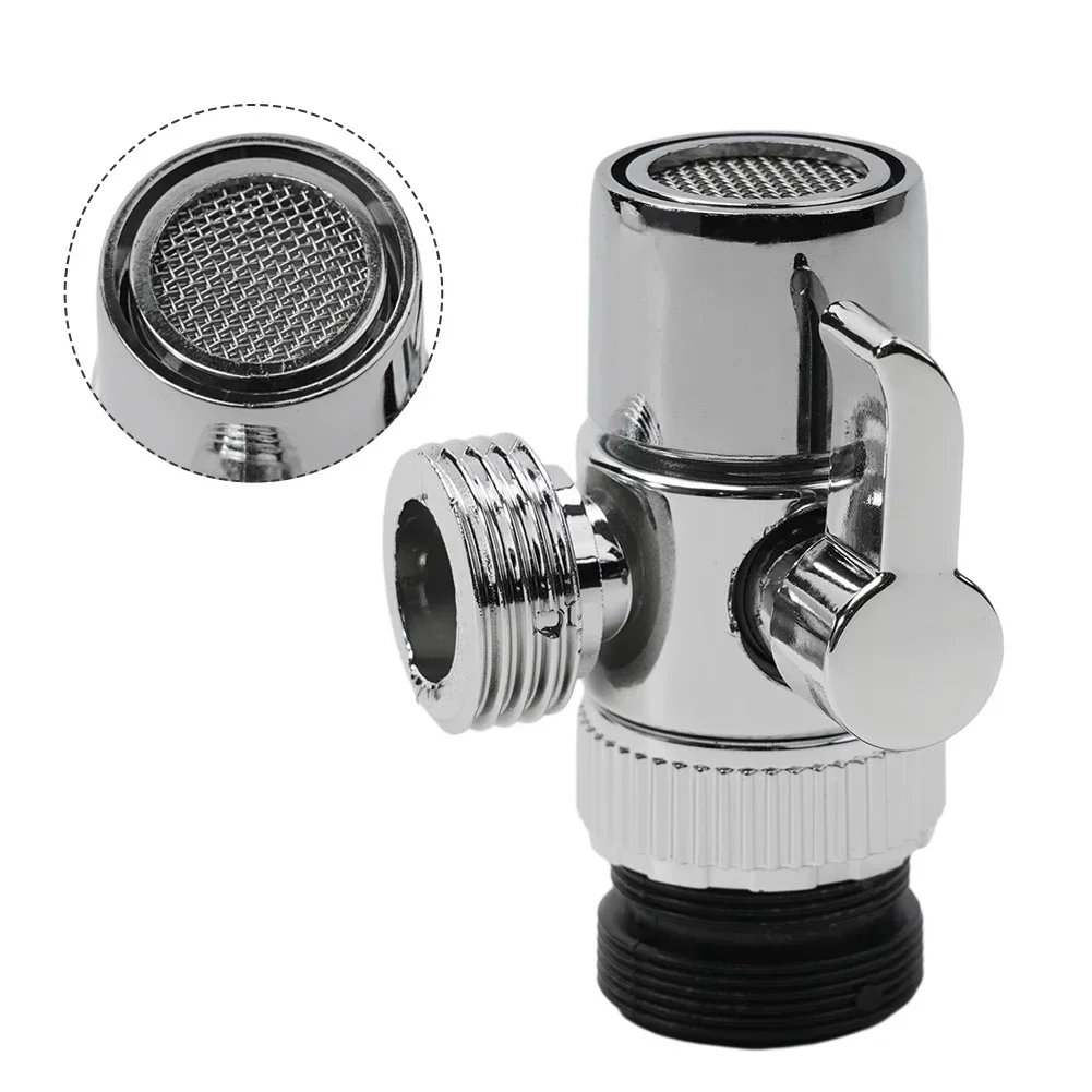 553WayDiverter Valve Water Tap Connector Adapter do kranu kuchennego Rozdzielacz zlewu M22 M24 Do toalety Bidet Prysznic Łazienka Kuchnia