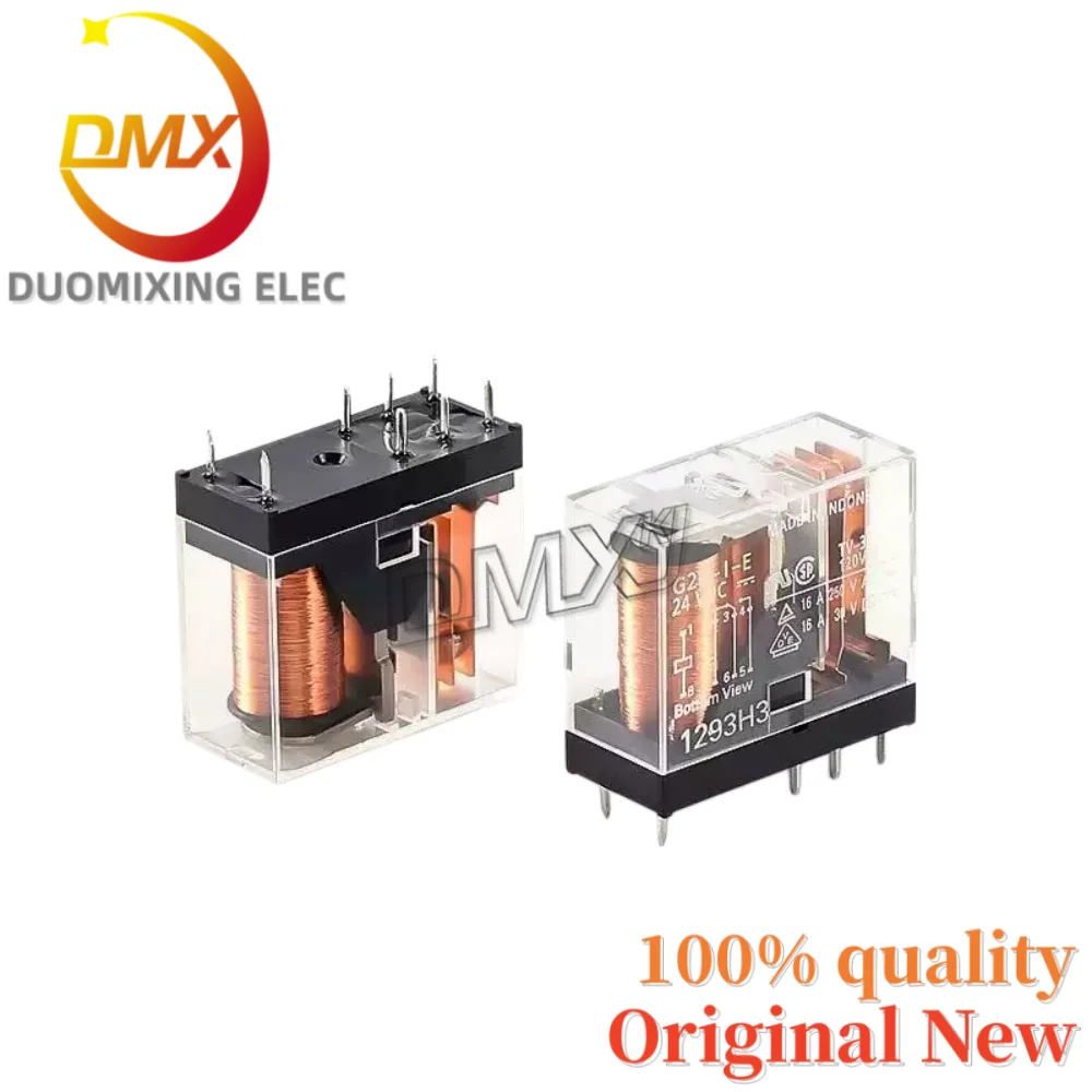 10Piece/LOT 100%Original G2R-1 2 14 24 1A 1-E-5V DC12V 24V 24V 48V 100VDC AC220V AC230V Intermediate relay 5pin/8pin