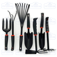 Household Gardening Accessories Hand Tools 7 Pieces Set Spade Shovel Rake Fork Hoe Combination
