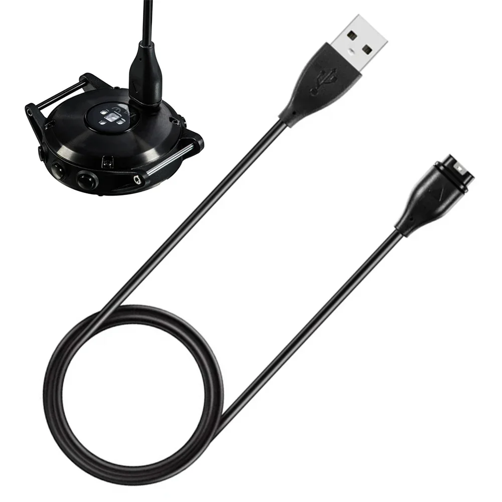 Cabo de carregamento USB de alta velocidade, carregador universal para Garmin Instinct Vivoactive 344s Vivosport, Fenix 5, 6S, 5X, 245, 945