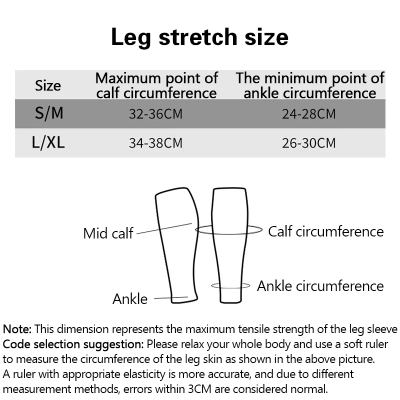 1 Paar Kuit Compressiemouw Mannen Vrouwen-20-30Mm Hg Shin Spalk Compressiehuls Herstellen Spataderen, Gescheurde Kuit, Pijnverlichting