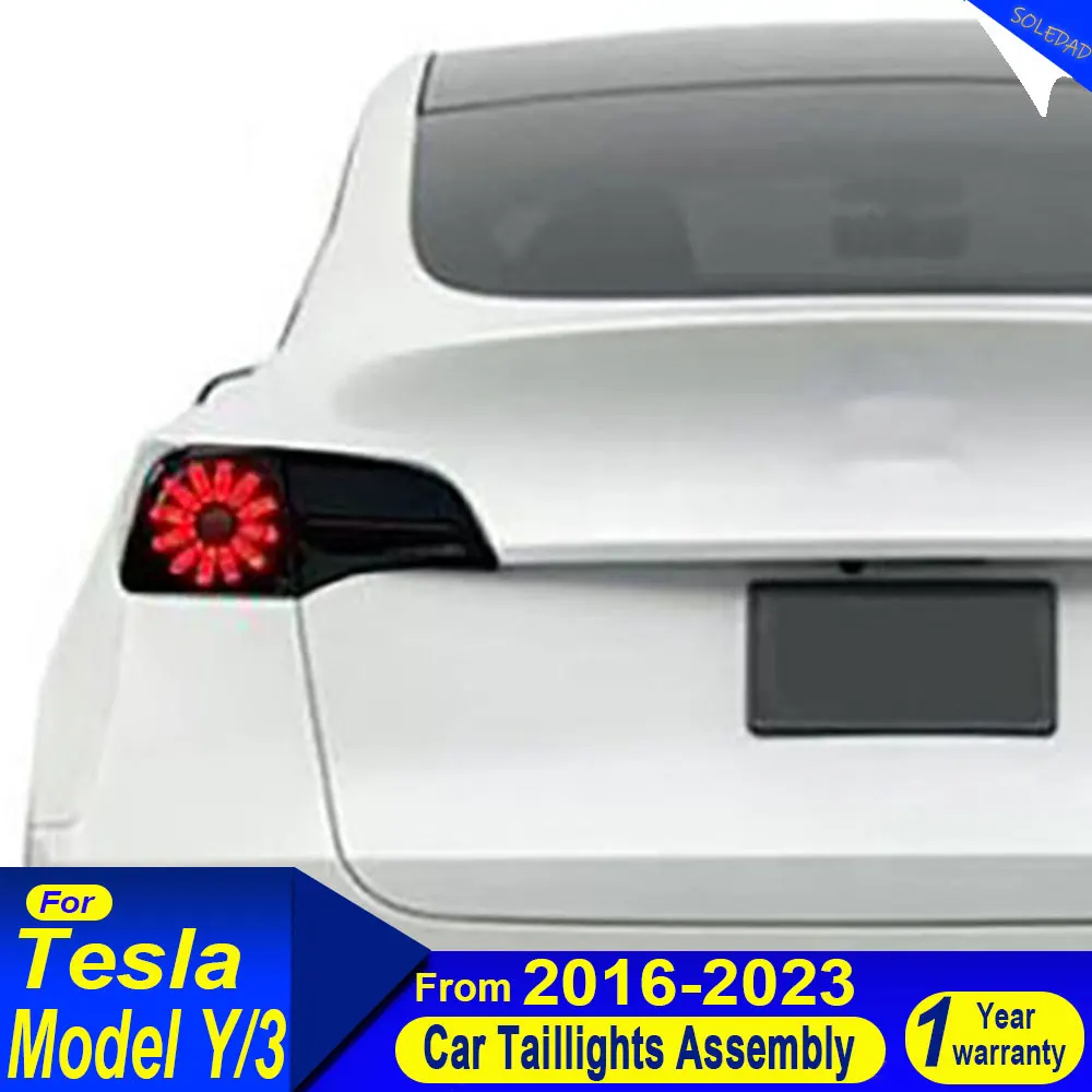 

Пара автомобильных задних фонарей для Tesla Model 3 Model Y 2019-2023, светодиодные автоматические лампы, обновление стоп-сигналов в стиле Martin, аксессуары в сборе