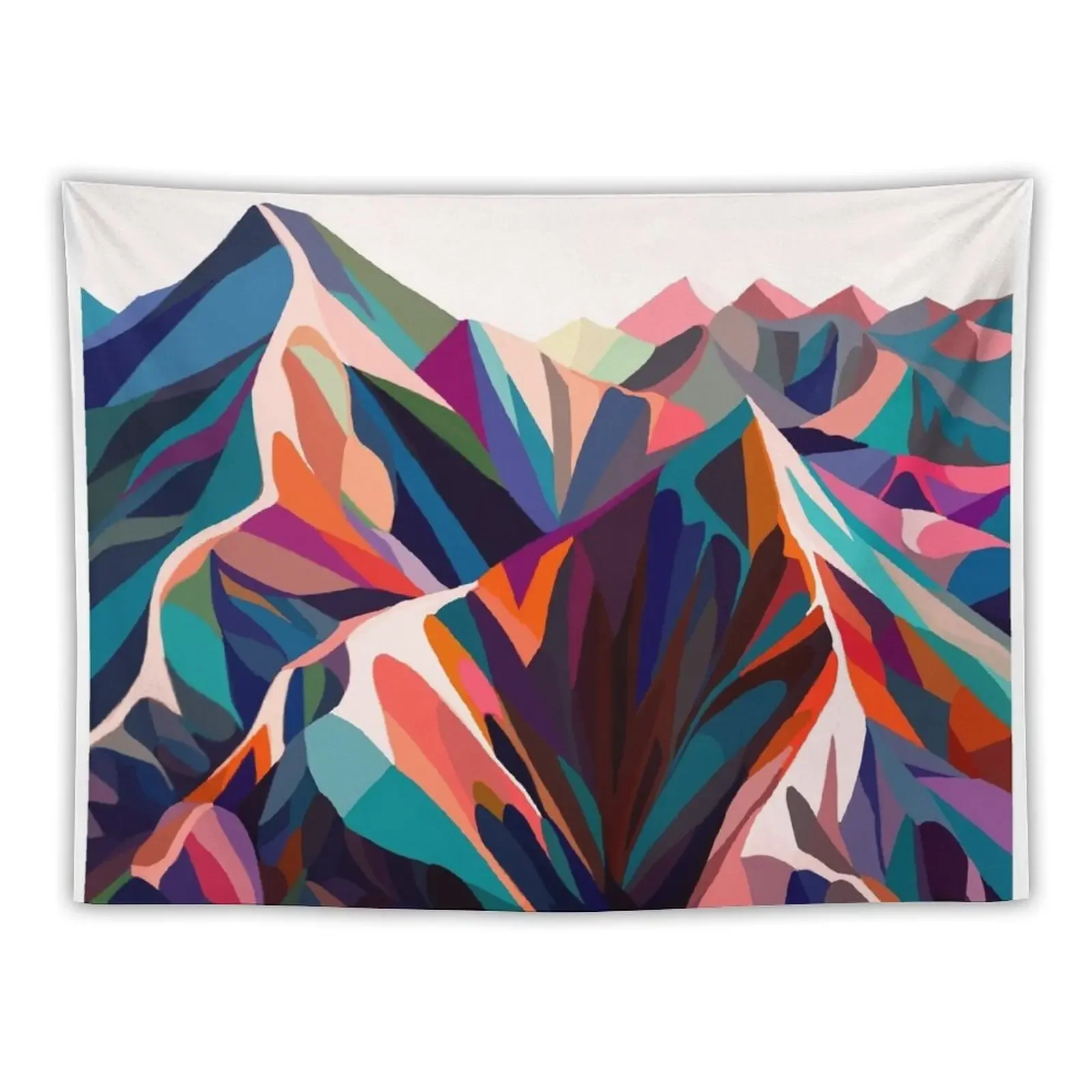 

Mountains. Sunset warm Tapestry Decoration For Home Carpet On The Wall Tapestry