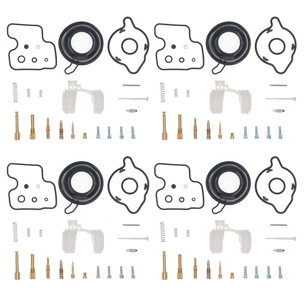 4PCS For Honda MAGNA 750 VF750 VF750C VF750CD 1994 - 2003 Carburetor Carb Repair Rebuild Kit Diaphragm Float