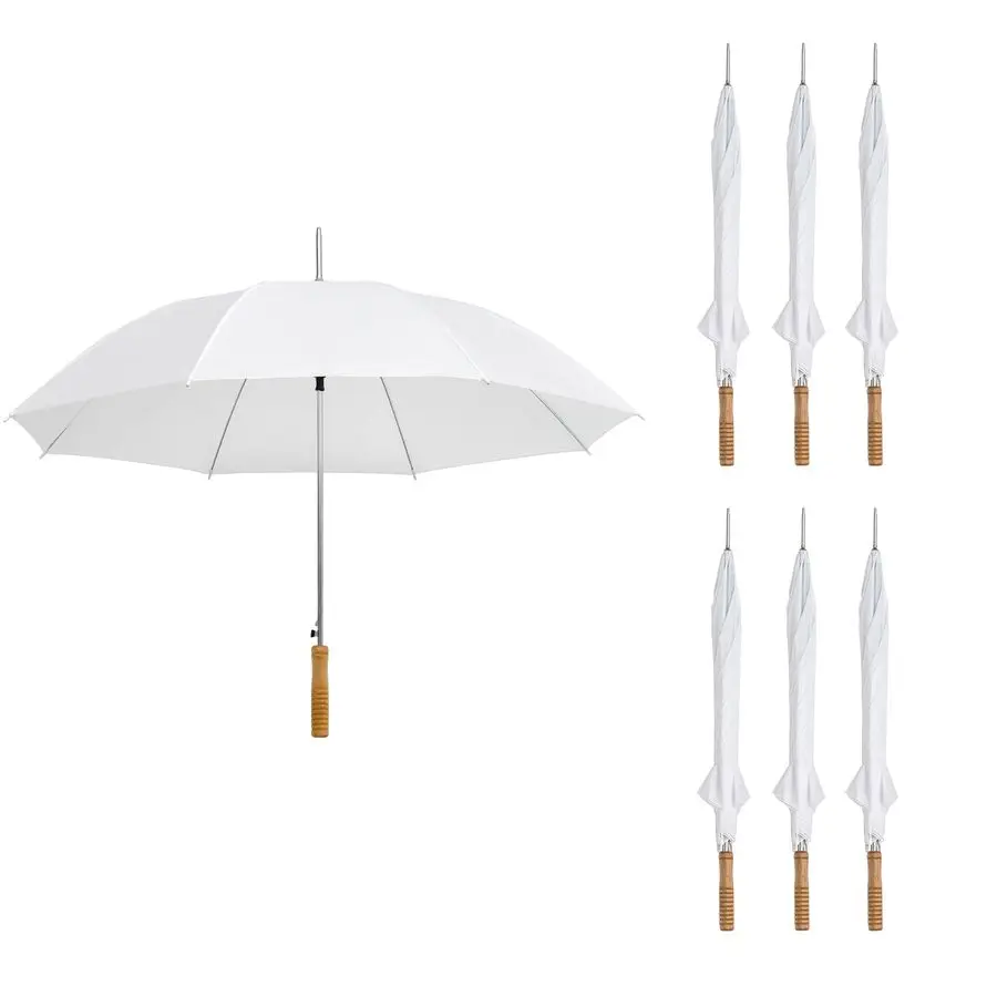

Umbrella 48 Umbrella Manual Open 7 Pack White