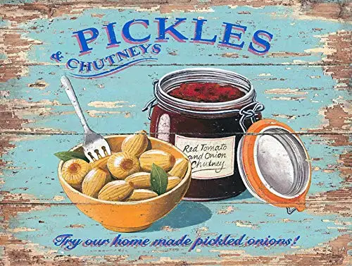 Pickles Metal Tin Signs Wall Art Plaque Garden House Signs 8