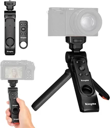 Wireless Remote Control Camera Portable Travel Mini Tripod Handheld Grip for Sony ZV-1/F RX100 VII Canon RP 6D Mark II Nikon Z50