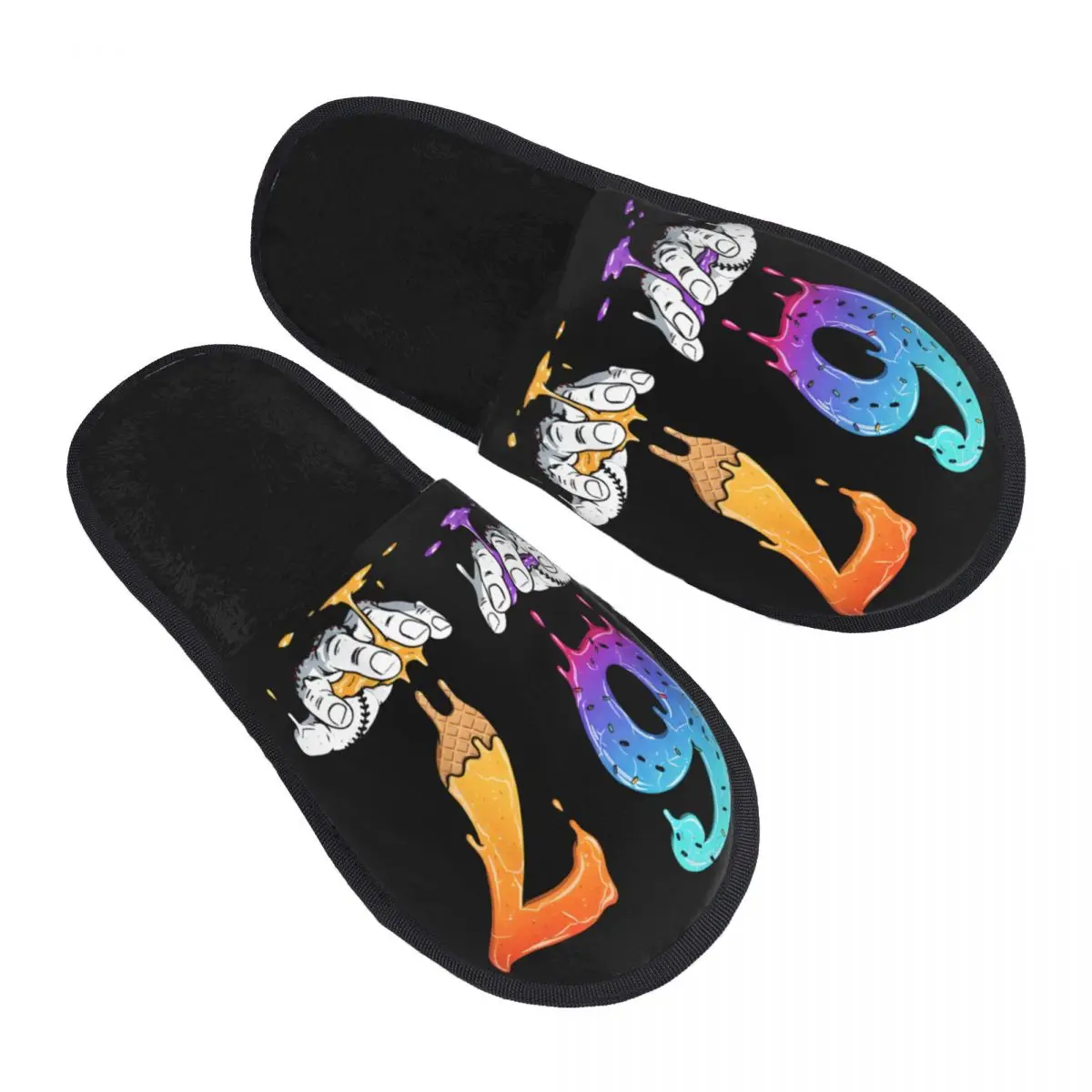 Custom 67 Six Seven Brainrot Comfort Scuff Memory Foam Slippers Women Meme Hotel House Shoes