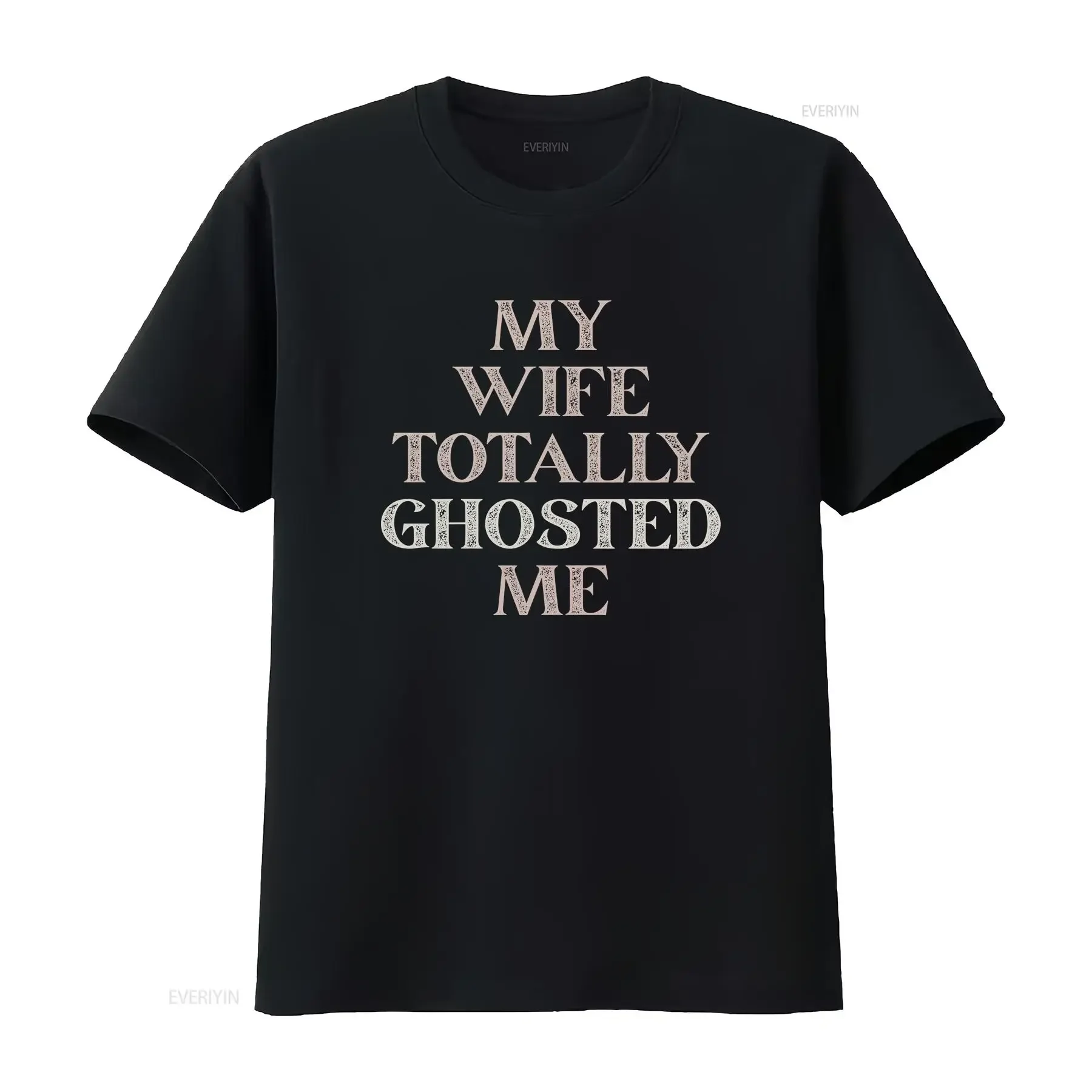 My Wife Totally Ghosted Me snarky bereavemenT T Shirt for grieving widower funny mourning morbid widowed Bella Canvas vintage