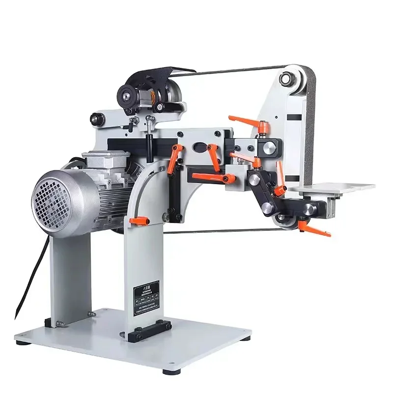 

Best 220V 380V 2x72 three wheel belt grinder sander surface grinding machine For knife making