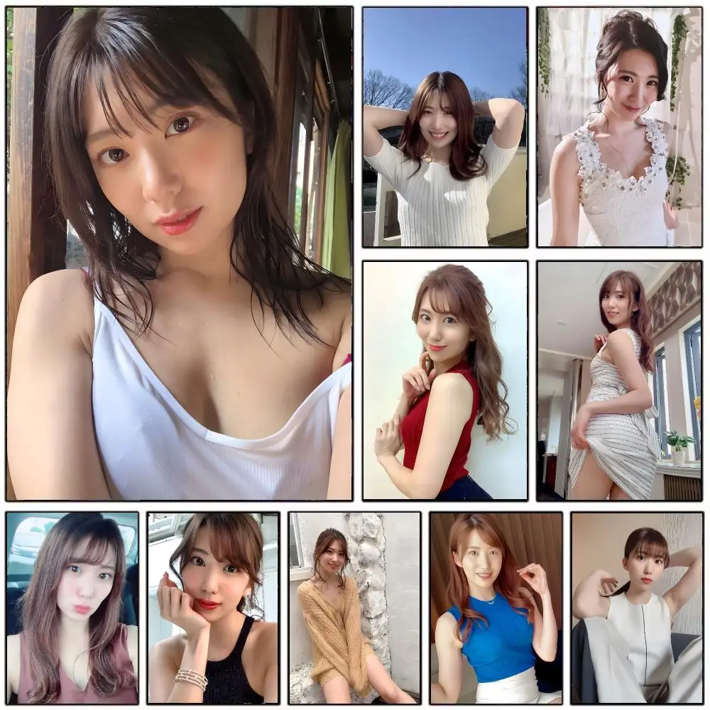 Adult Actress A-Aika Yamagishi Poster Wall Art Print Decorative Mural Home Decor Gift Unframed