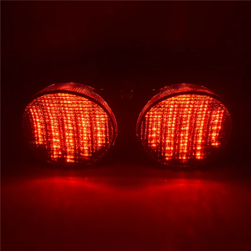 waase For Yamaha YZF R6 2001 2002 E-Mark Tail Light Brake Turn Signals Integrated LED Light