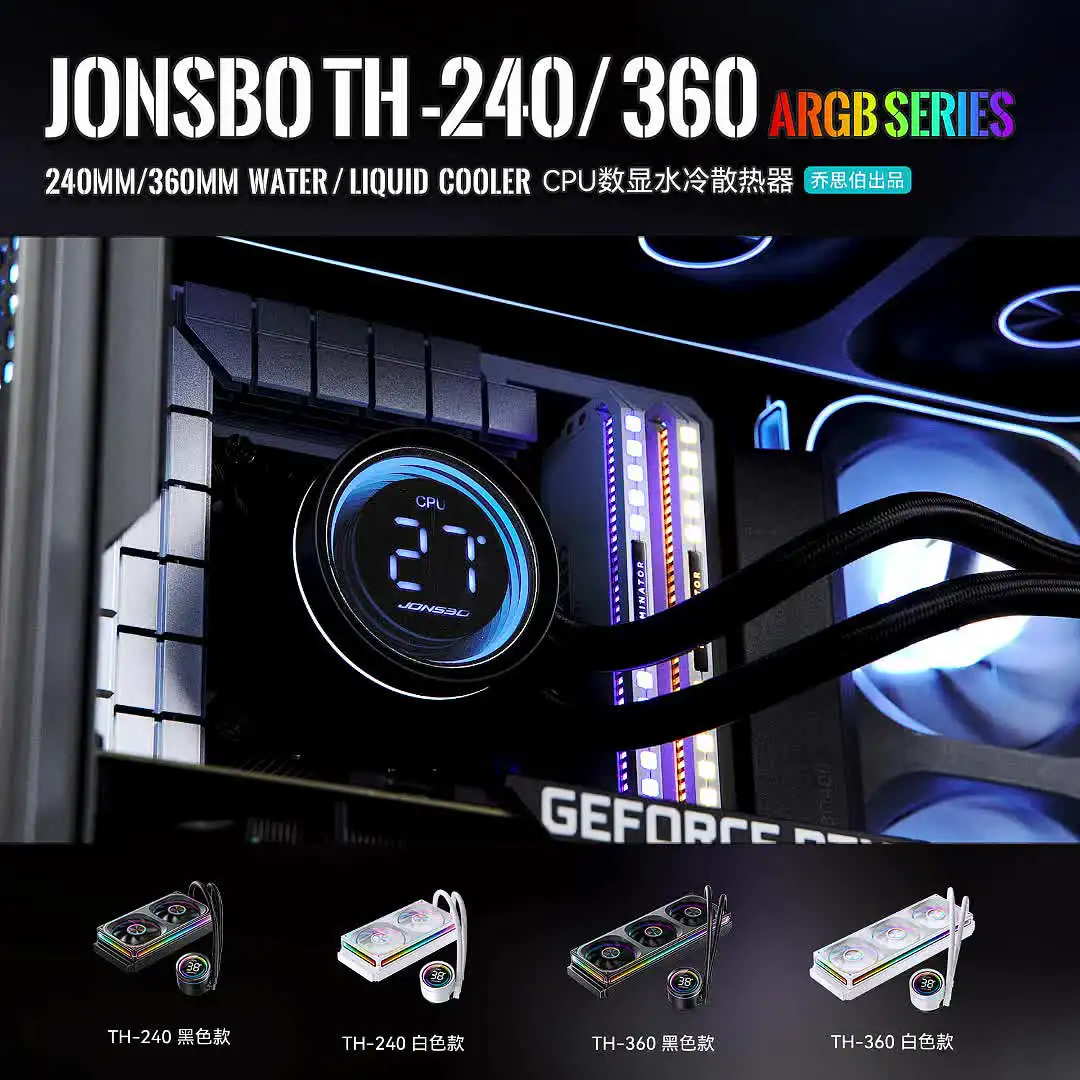 JONSBO TH-360 CPU Water Cooler ARGB Fan Integrated Liquid-cooled