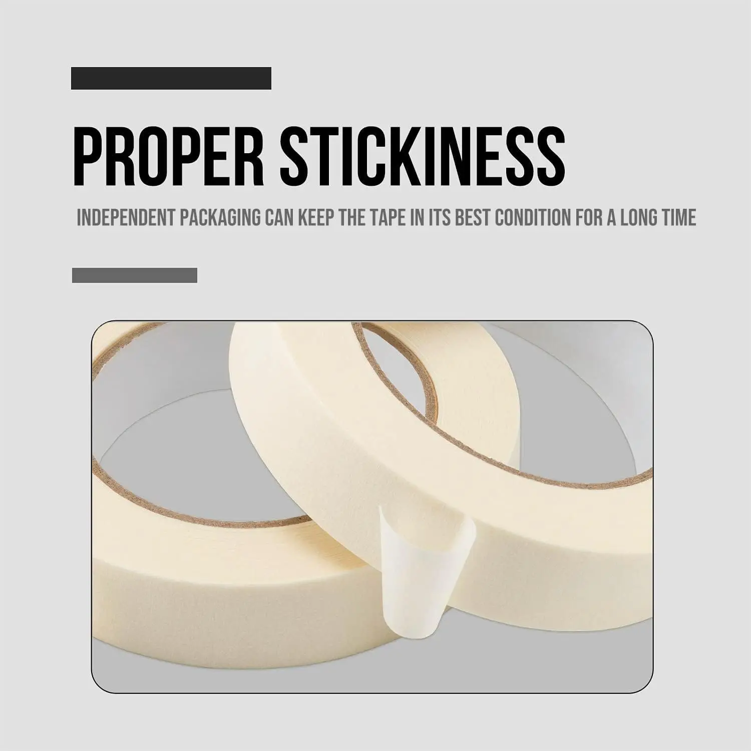 Masking Tape 1 inch, General Purpose Masking Tape Bulk Multipack for Basic Use for Painting, Arts, Crafts