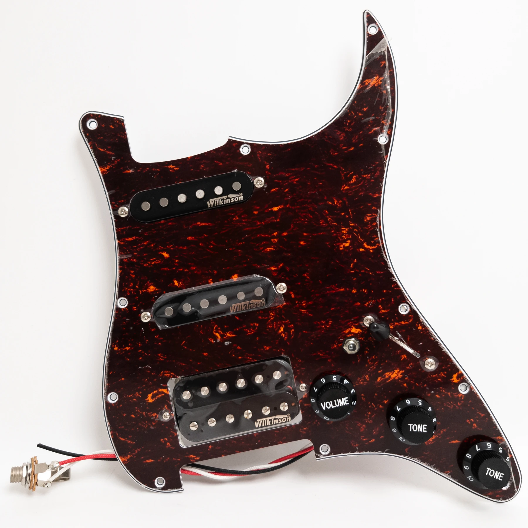 

Guitar Prewired Loaded Pickguard Set Alnico 5 Humbucker Pickups Set for Strat SSH Guitar Electric Guitars Replacement Parts