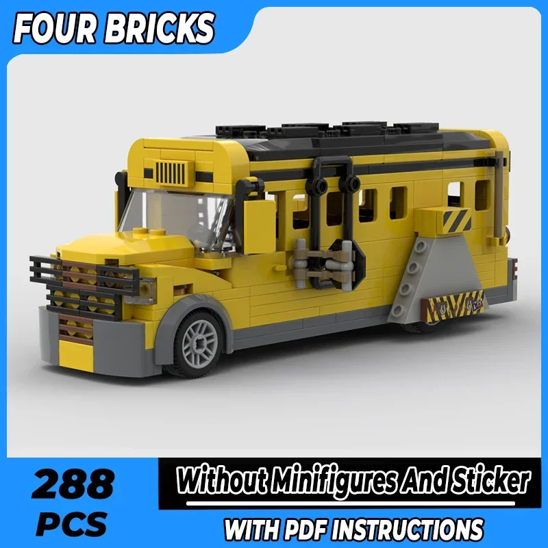 

Moc Building Bricks Famous Movie Car Model Apocalyptic Truck Technology Modular Blocks Gifts Christmas Toys DIY Sets Assembly
