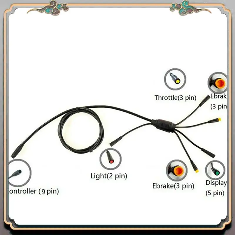 

Durable 36/48V Bicycle Lithium Battery Modification Accessories 1000W 30A Three-Mode Waterproof Small Kit S900 LCD Instrument Du