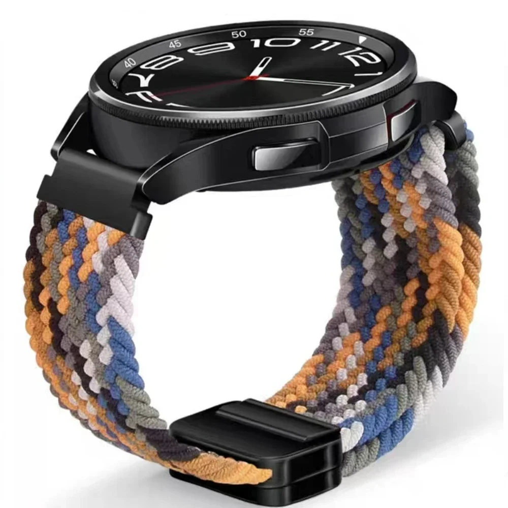 20mm 22mm Nylon Loop Strap For Samsung Galaxy 4 5 6 44mm 40mm/Classic/5 Pro/Gear S3 Bracelet for Huawei Watch GT 4 3 2 Pro 46mm