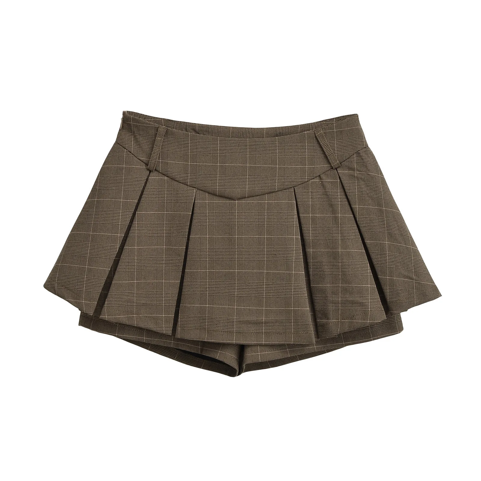 

Юбка Saint Retro College с высокой талией и v-образным вырезом, женская утолщенная тонкая юбка трапециевидной формы небольшого размера, плиссированная юбка JK