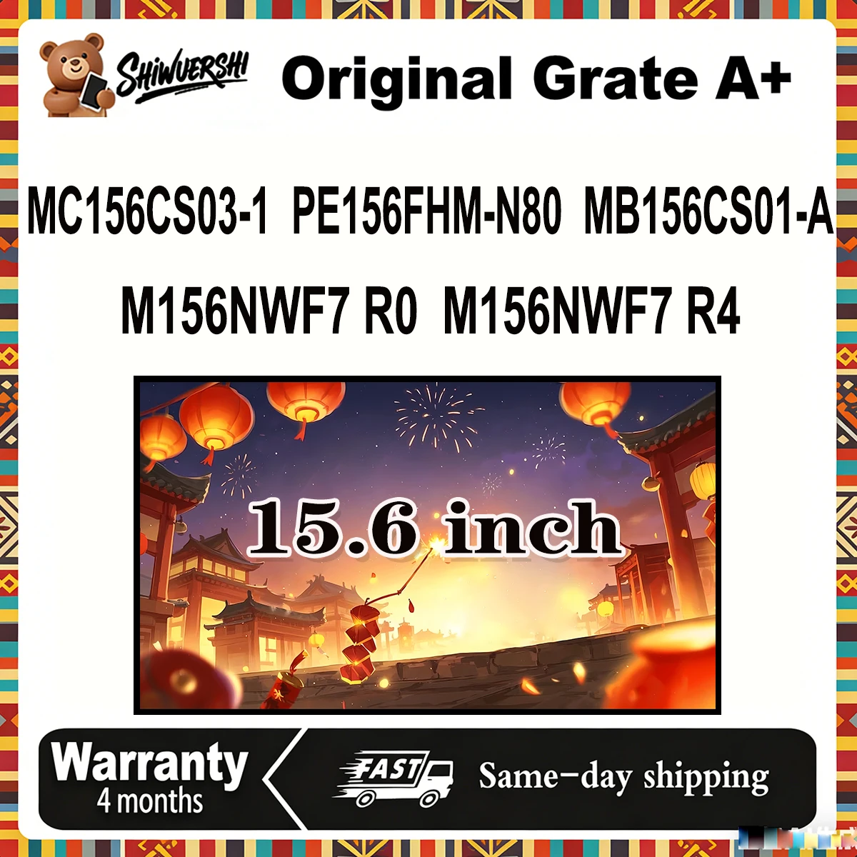

Новый оригинальный тонкий ЖК-экран для ноутбука A+ 15,6 дюйма M156NWF7 R4 M156NWF7 R0 MB156CS01 A PE156FHM N80 MC156CS03 1 60Гц