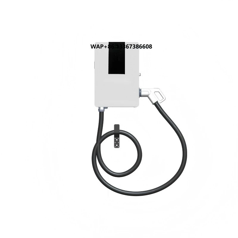 Fast Electric Vehicle Charging Station Cable LCD Display Residential
