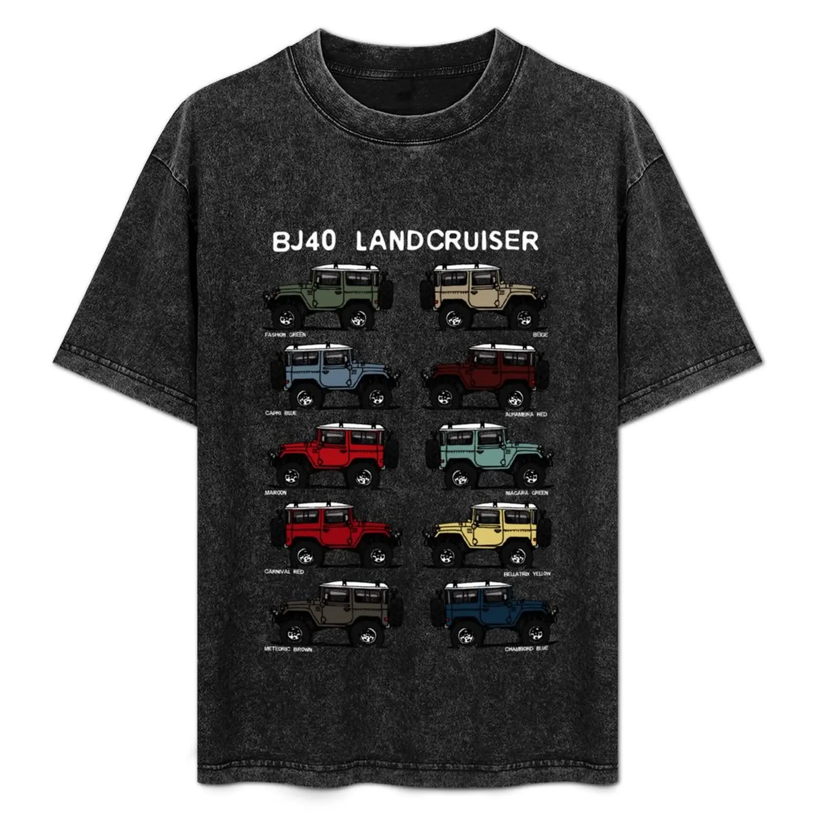 

BJ4 FJ40 Landcruiser all colors T-Shirt Classic Graphic Short Sleeve Top
