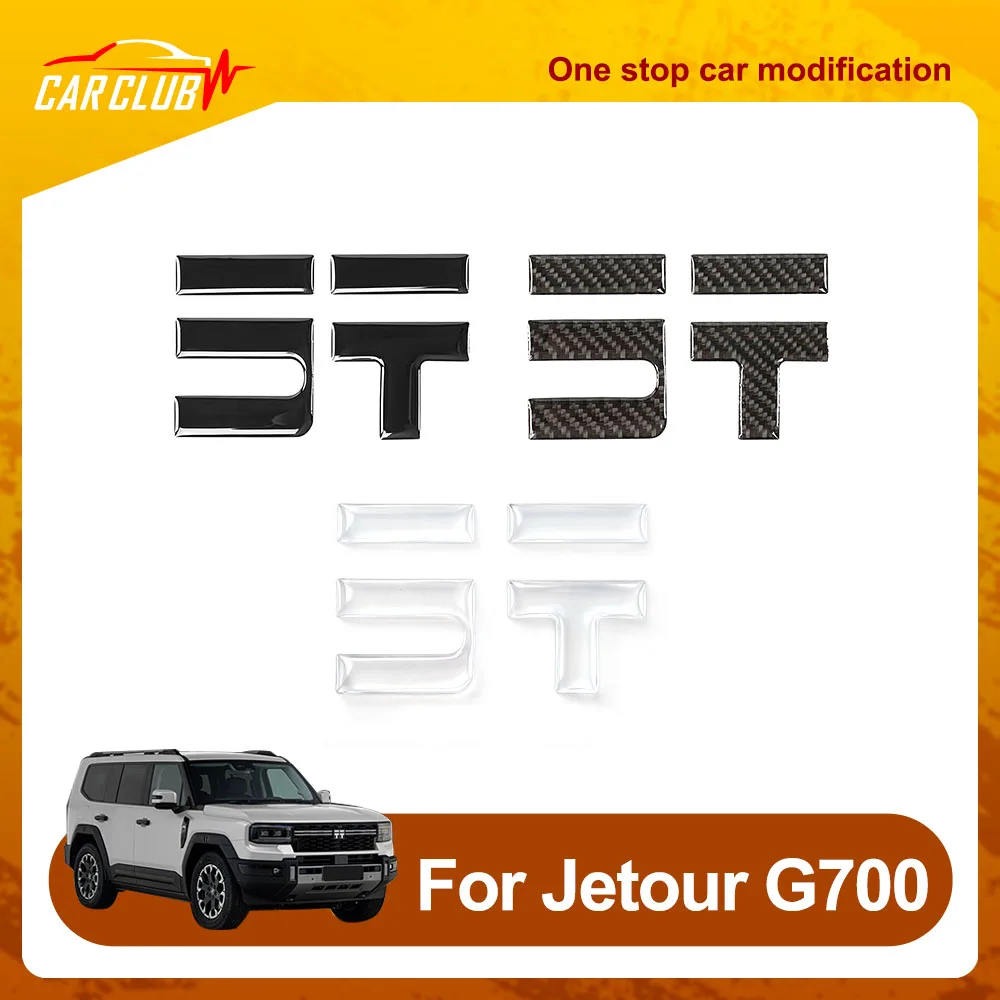 Black Warrior Emblem Decoration Sticker Automotive Modification Parts For Chery Jetour G700 2025 2026 Front And Rear Emblem