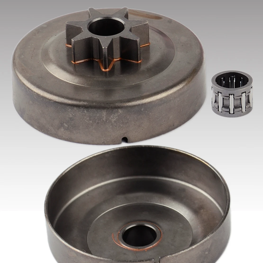 LETAOSK 7T Clutch Drum Sprocket 1121 640 2004 Kit & Bearing For 9512 933 2260 Fit for Stihl 026 MS260 024 MS240 Chainsaw