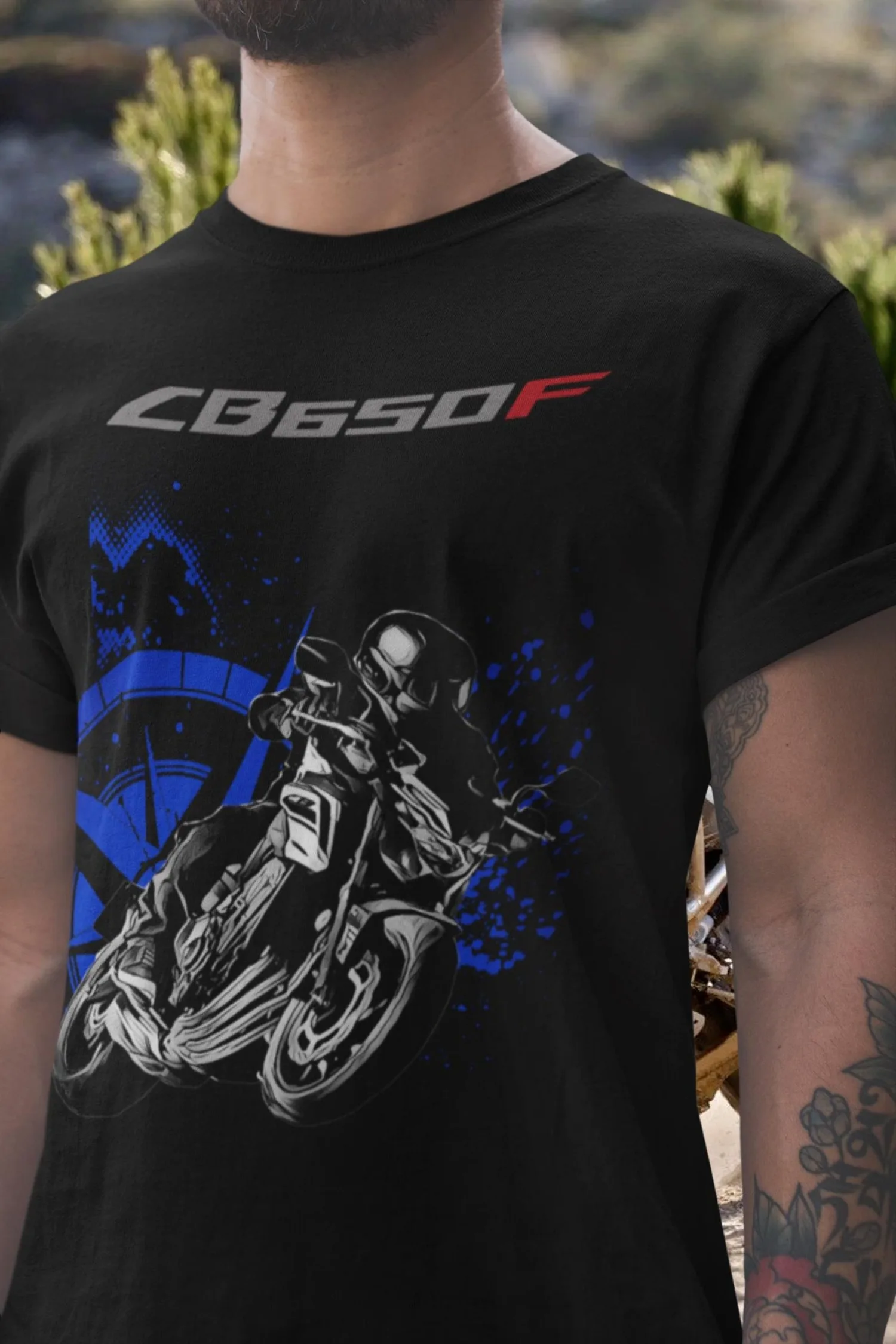 549 @ EY H.onda CB650F تي شيرت شارع رياضي سيمفونية للدراجات النارية تي شيرت مضمن بأربعة راكب جرافيك لمحبي H.onda بيك عاري حديث #1