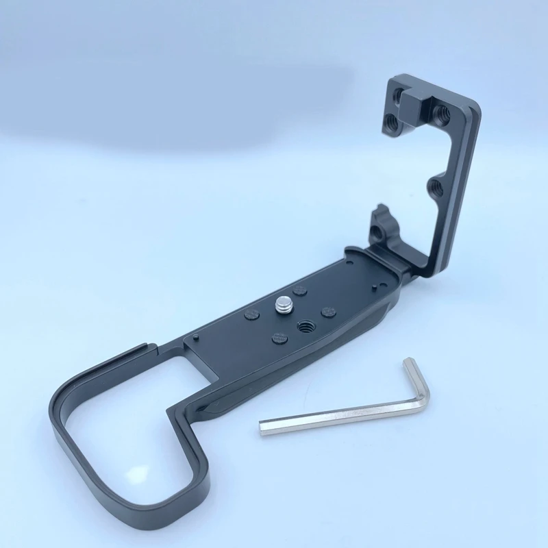 Plaque de dégagement rapide pour stabilisateur de caméra, poignée de raquette verticale, support de plaque en L, poignée de main, IL, EOS, R8, EOS, RP