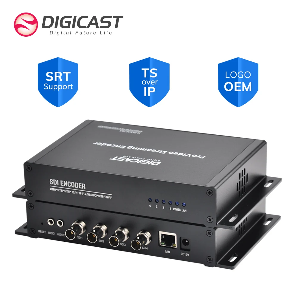 DMB-8904A-EC Classic SDI Live Streaming Encoder Streaming Media Server Digital TV Broadcasting Equipment