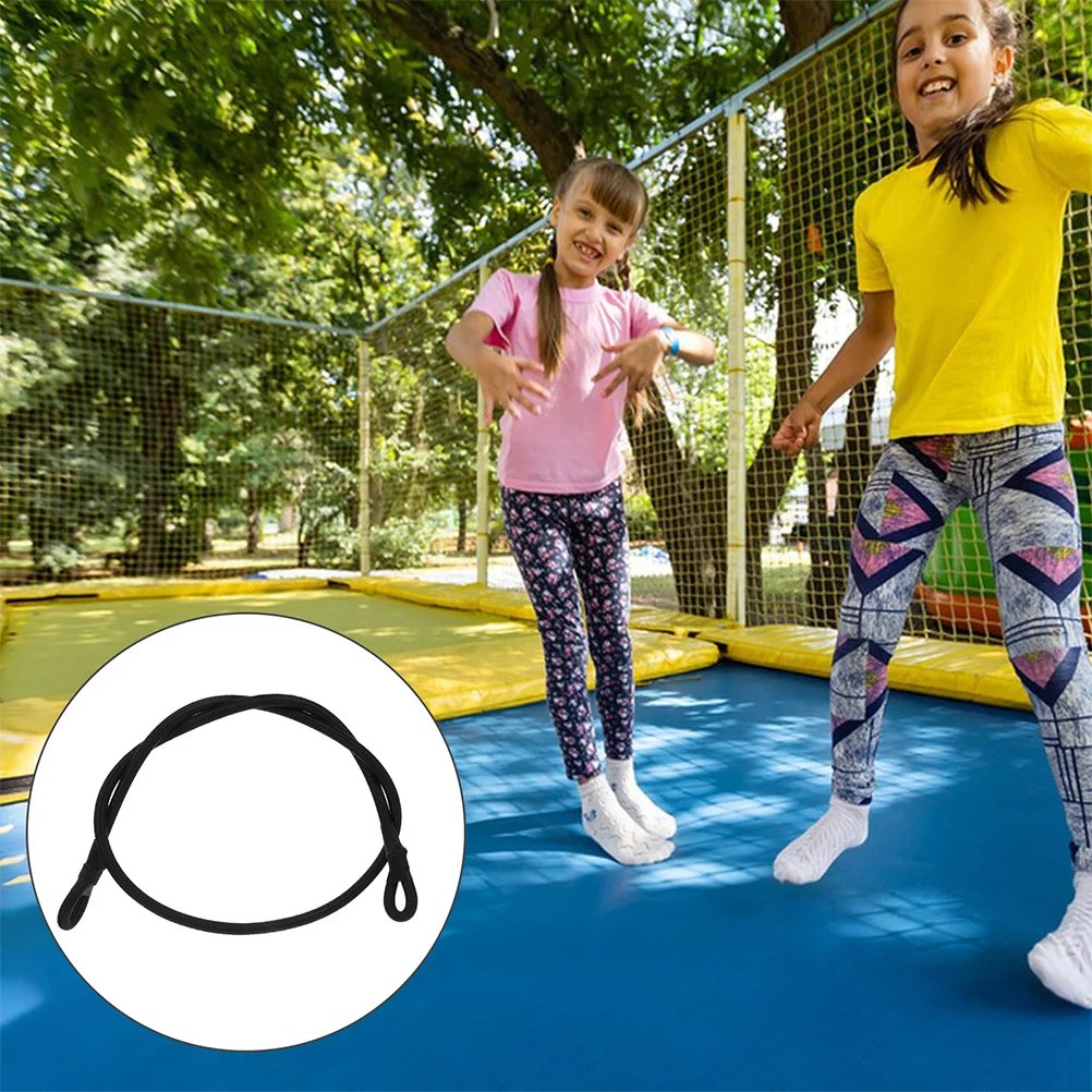 

5Pcs High Elastic Trampoline Bungee Cord Double Compression Buckles Replacement Rope for Net Securing Trampoline Outdoor Use