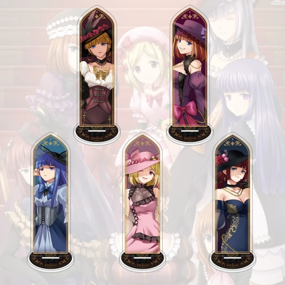Anime Umineko When They Cry UMWTC 15cm Acrylic Stand Beatrice Bernkastel Ange Vintage Gown Ver Collectible Gift Keychain