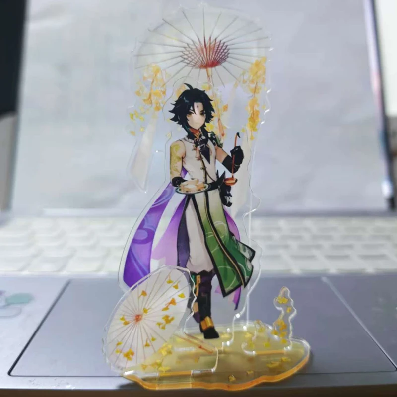 Exquisite Game Xiao Vigilant Yaksha Acrylic Figure Stand Model Plate Desk Decor Cosplay Xmas Keychain birthday gift