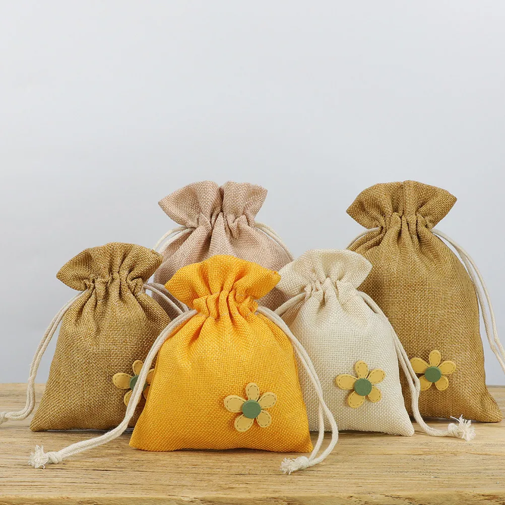 8 Bolsas de Tela Vacías para Sachets Aromáticos, Bolsitas de Lavanda, Almacenamiento de Flores Secas, Pequeños Regalos, Sachet Decorativo Colgante Portátil para Armario